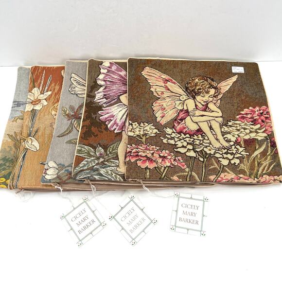 Tapisseries Du Lion Cicely Mary Barker Narcissus Fairy illustration pillow cover - Picture 8 of 8